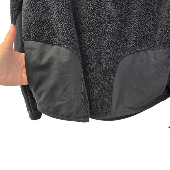 Nike Teddy Pullover Mock Neck Jacket Size Medium - Picture 5 of 7